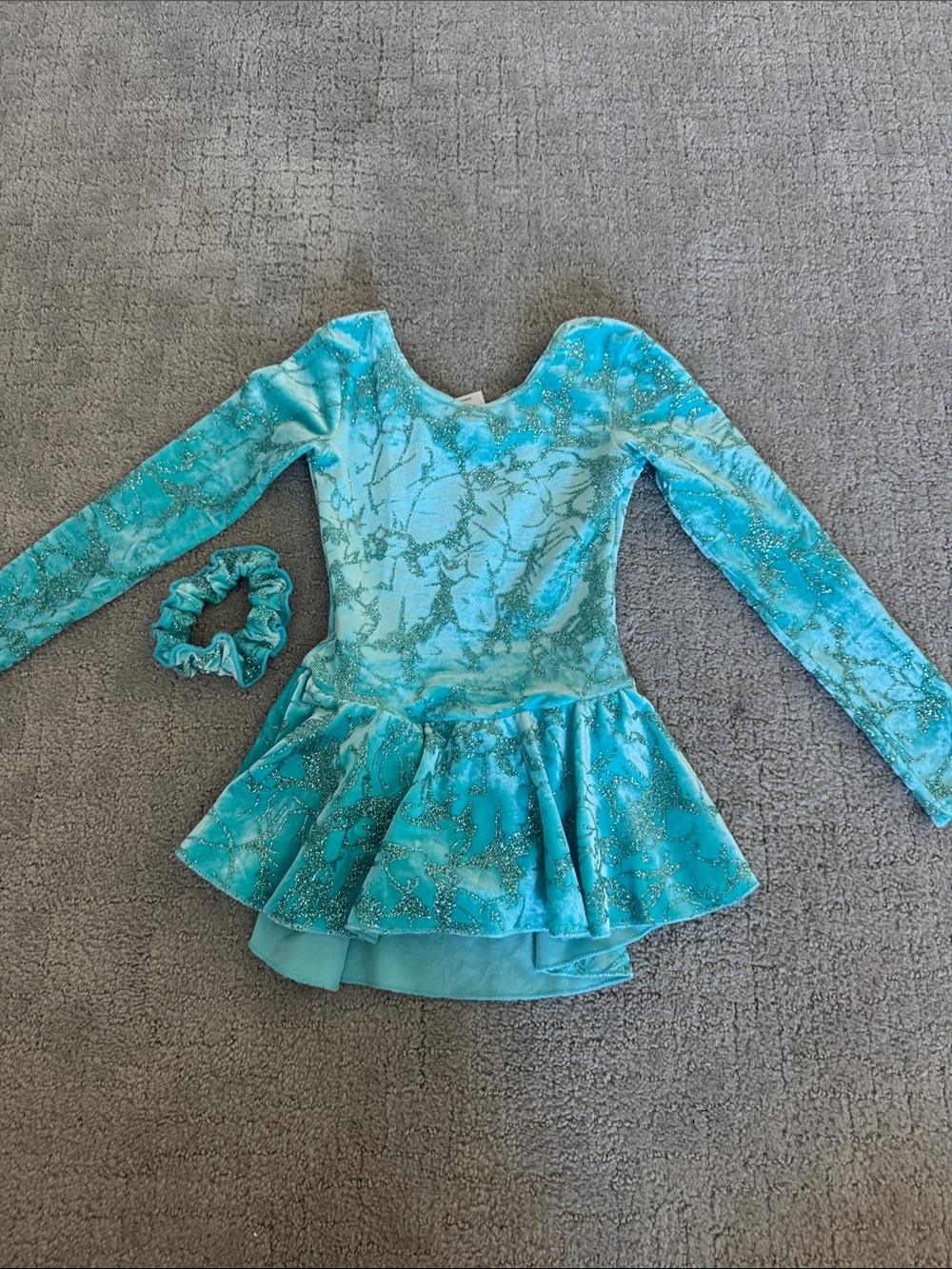 Mondor Figure Skating practice dress with Scrunchie